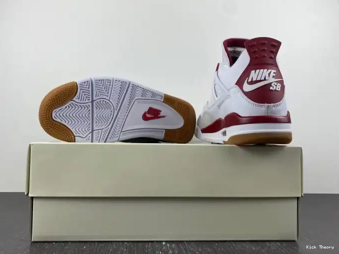 Kicked Out Shoe Store Jordan 4 Retro SB Pine Red DR5415-160 0625